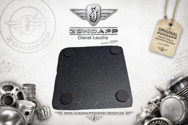 Zündapp Schiefer-Untersetzer 10 × 10 cm – „Stets Zuverlässig“